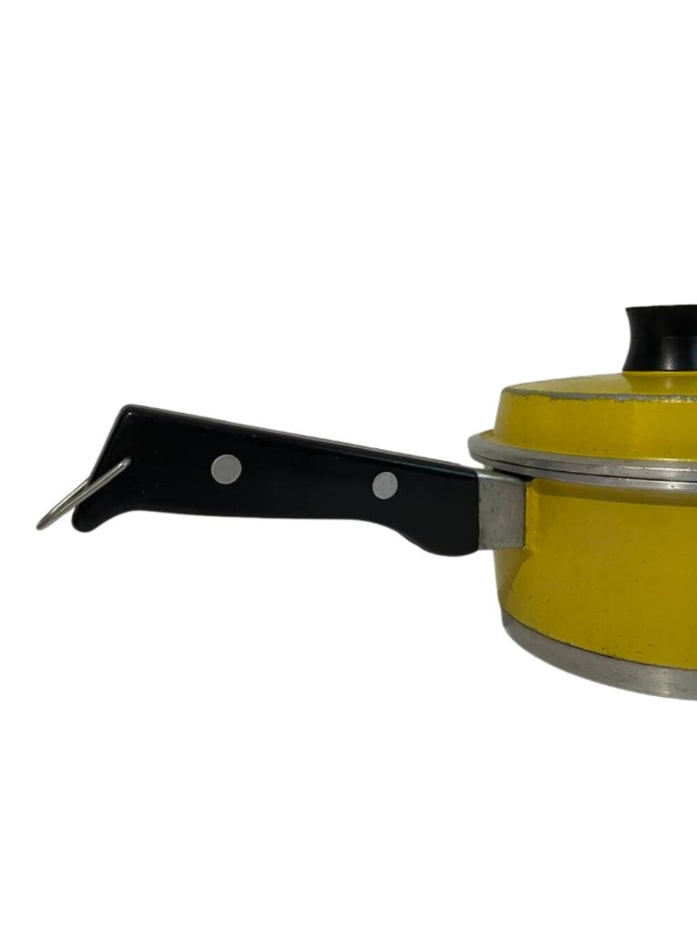 Vintage 70s Graham Kerr Galloping Gourmet Yellow Pot Cookware Retro MCM - Picture 3 of 15